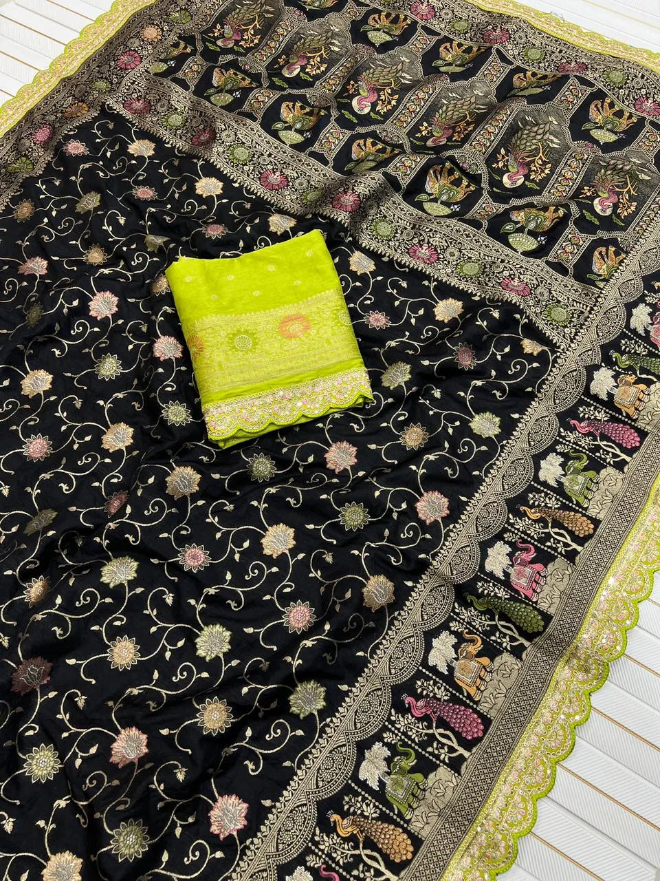 Banarasi Jaal Design Sarees – Festive & Wedding Wear