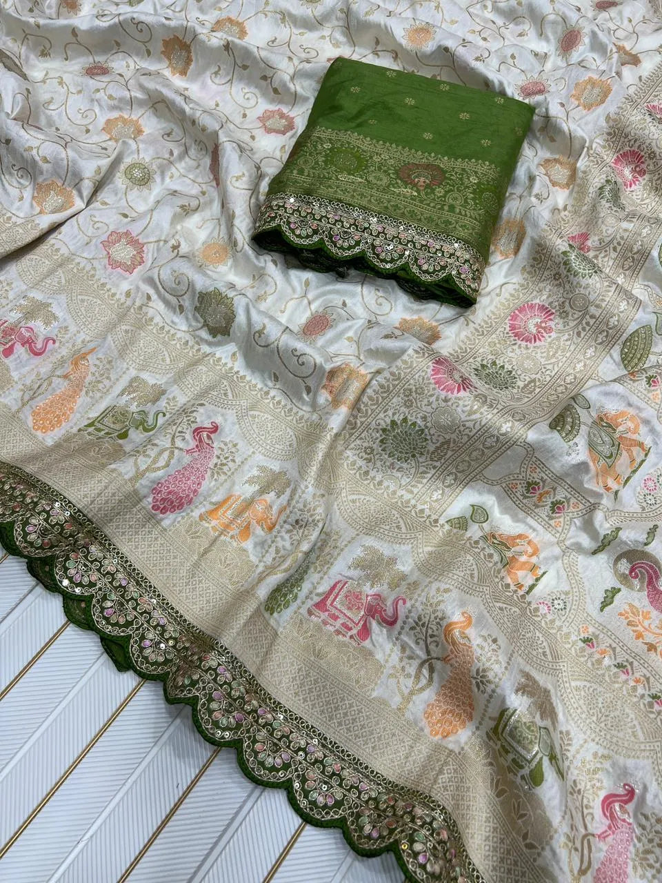 Banarasi Jaal Design Sarees – Festive & Wedding Wear