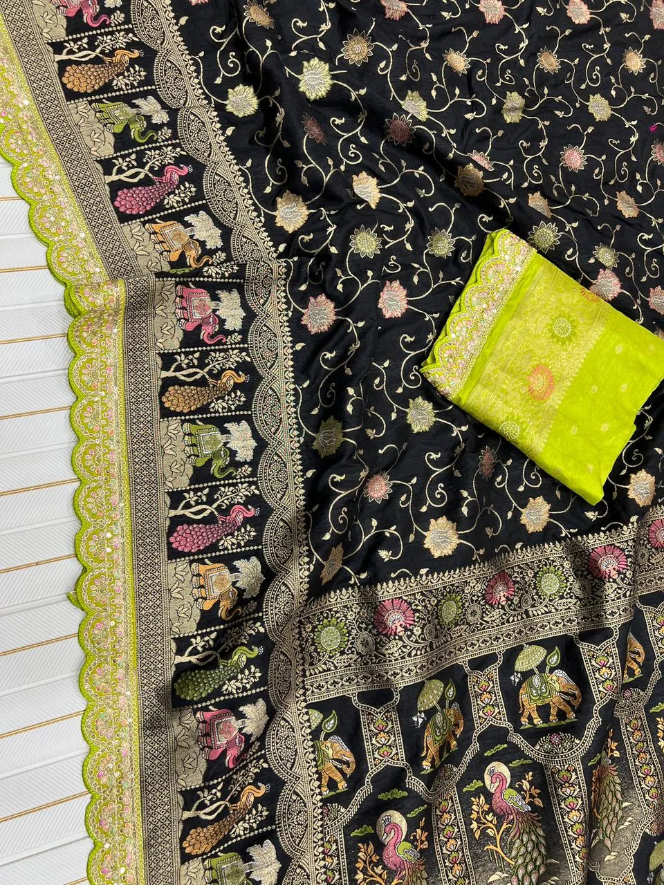 Banarasi Jaal Design Sarees – Festive & Wedding Wear