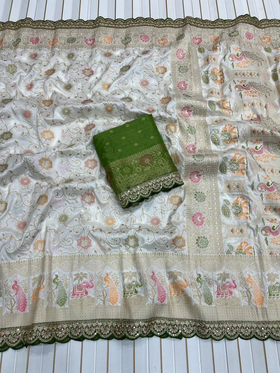 Banarasi Jaal Design Sarees – Festive & Wedding Wear