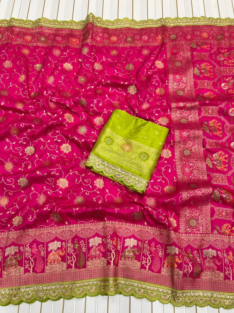 Banarasi Jaal Design Sarees – Festive & Wedding Wear