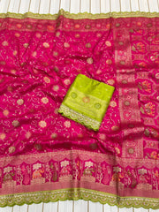 Banarasi Jaal Design Sarees – Festive & Wedding Wear