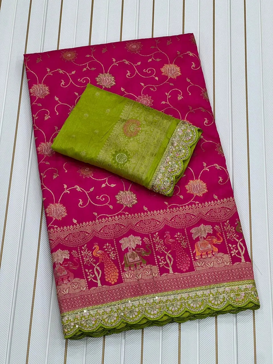 Banarasi Jaal Design Sarees – Festive & Wedding Wear