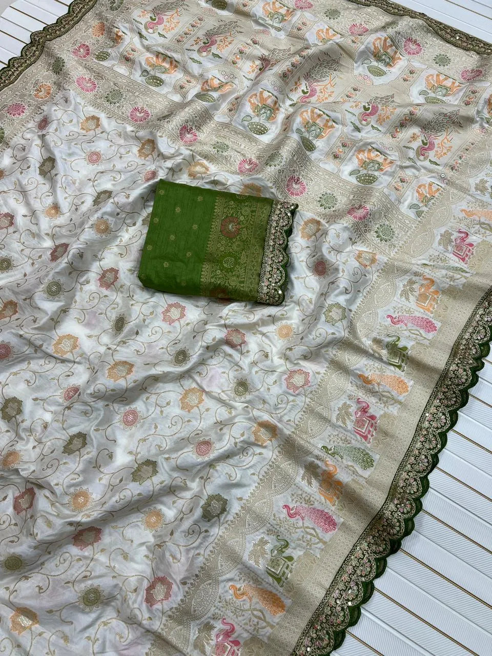 Banarasi Jaal Design Sarees – Festive & Wedding Wear