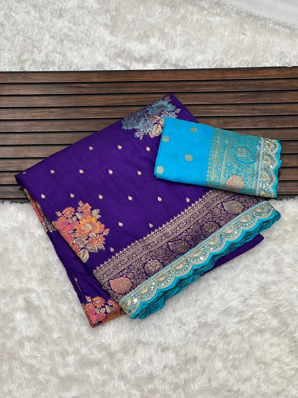 Luxury Banarasi Jaal Design Sarees