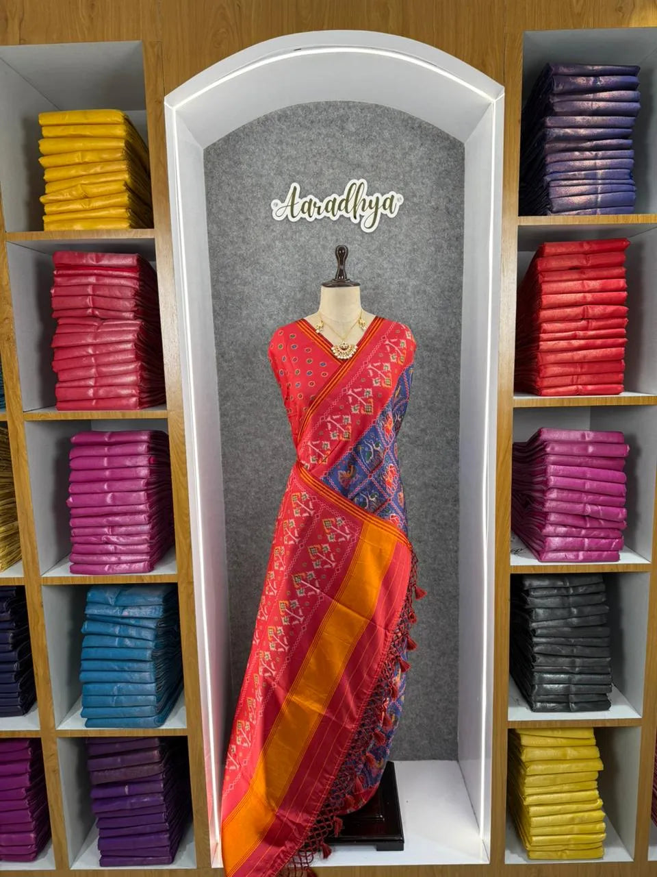 Elegant Patola Print Sarees