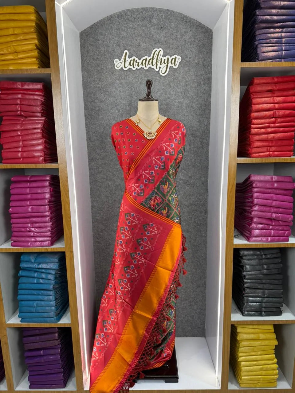 Elegant Patola Print Sarees