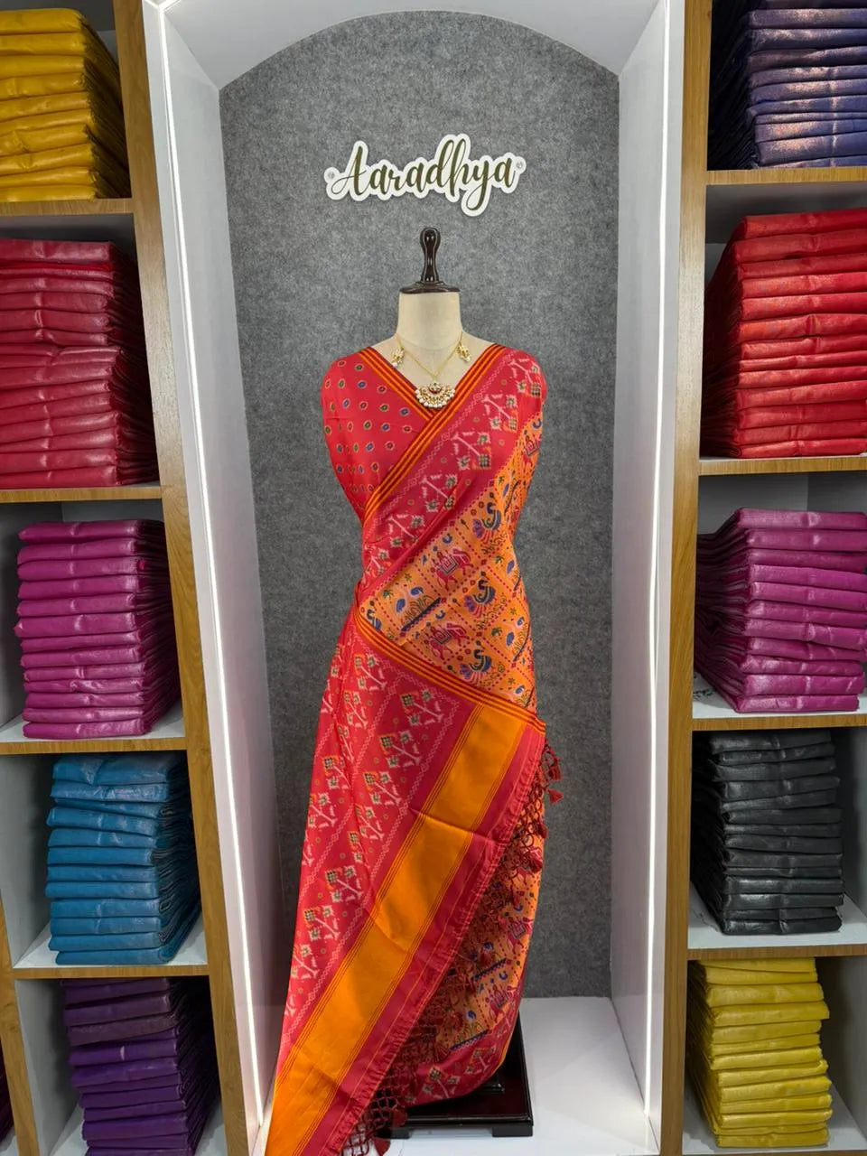 Elegant Patola Print Sarees