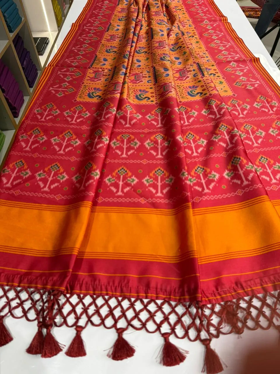 Elegant Patola Print Sarees