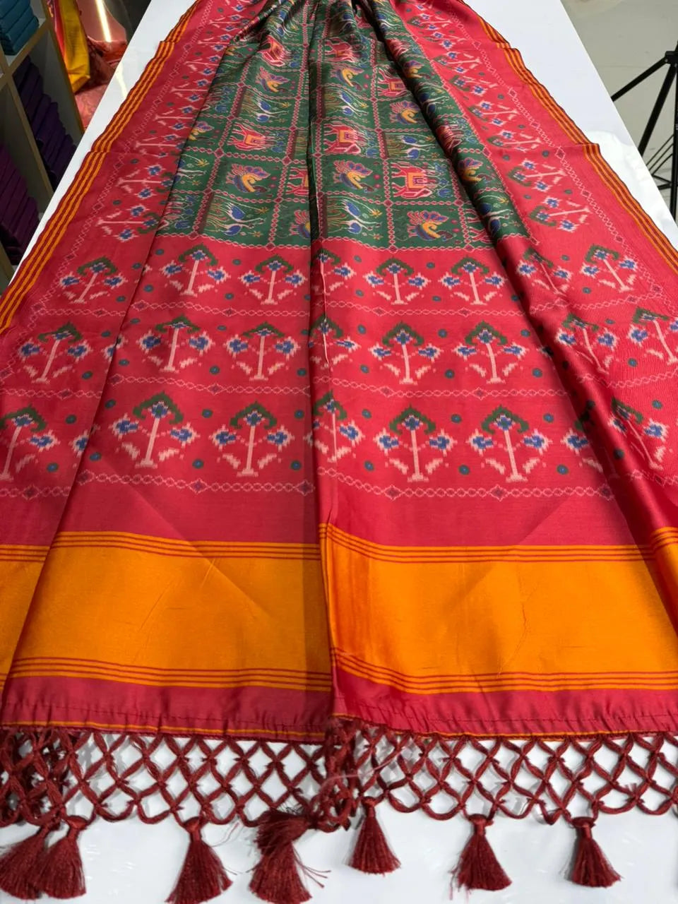 Elegant Patola Print Sarees