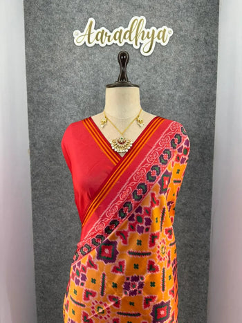 Traditional Weave Patola Printed Sarees