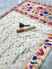 Pure Paithani Silk Sarees – Maharashtrian Elegance