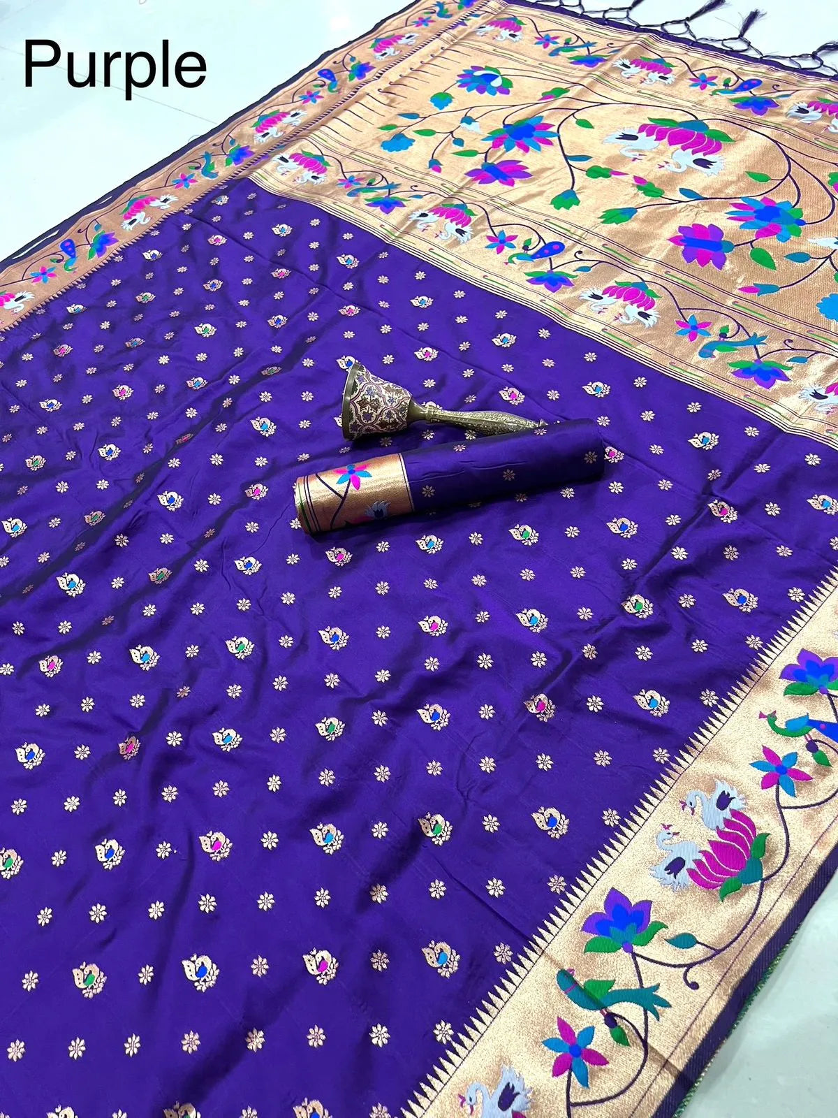Pure Paithani Silk Sarees – Maharashtrian Elegance