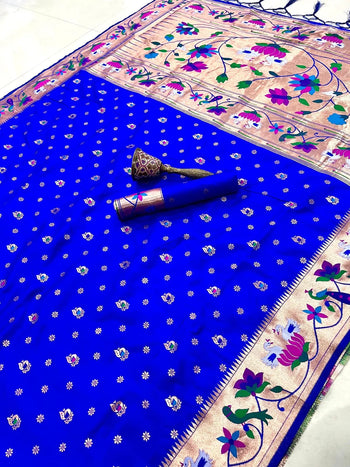 Pure Paithani Silk Sarees – Maharashtrian Elegance