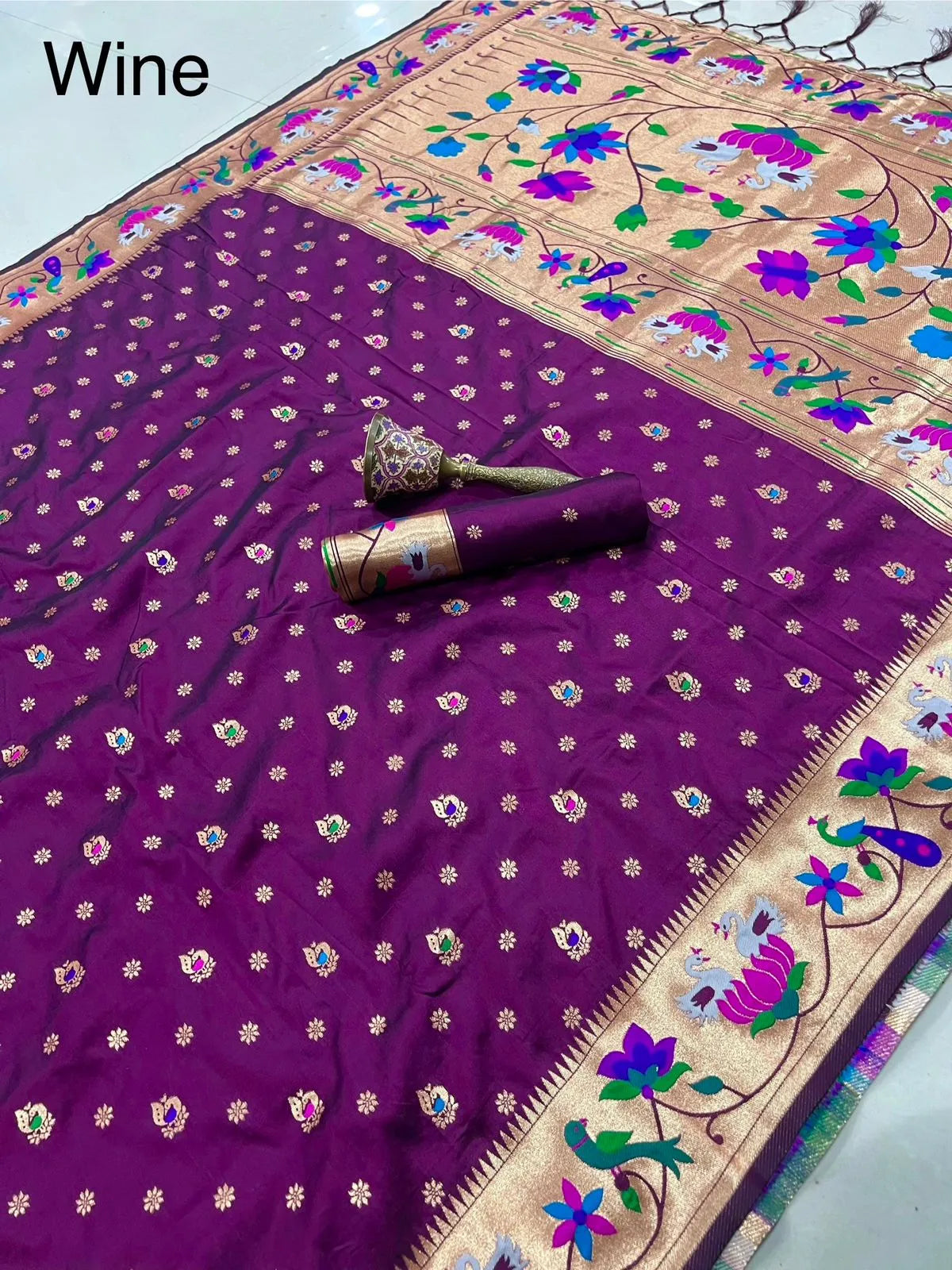 Pure Paithani Silk Sarees – Maharashtrian Elegance