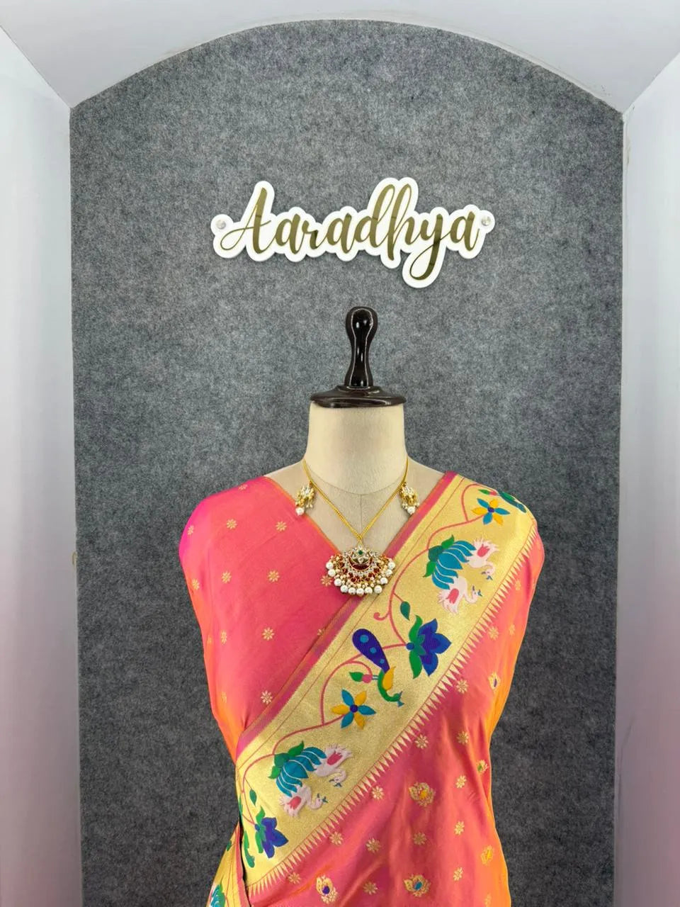 Pure Paithani Silk Sarees – Maharashtrian Elegance