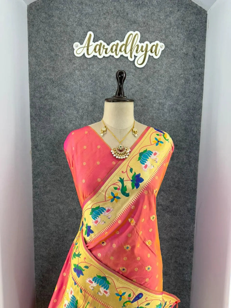 Pure Paithani Silk Sarees – Maharashtrian Elegance