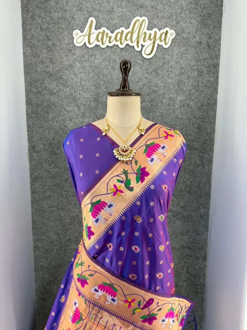 Pure Paithani Silk Sarees – Maharashtrian Elegance
