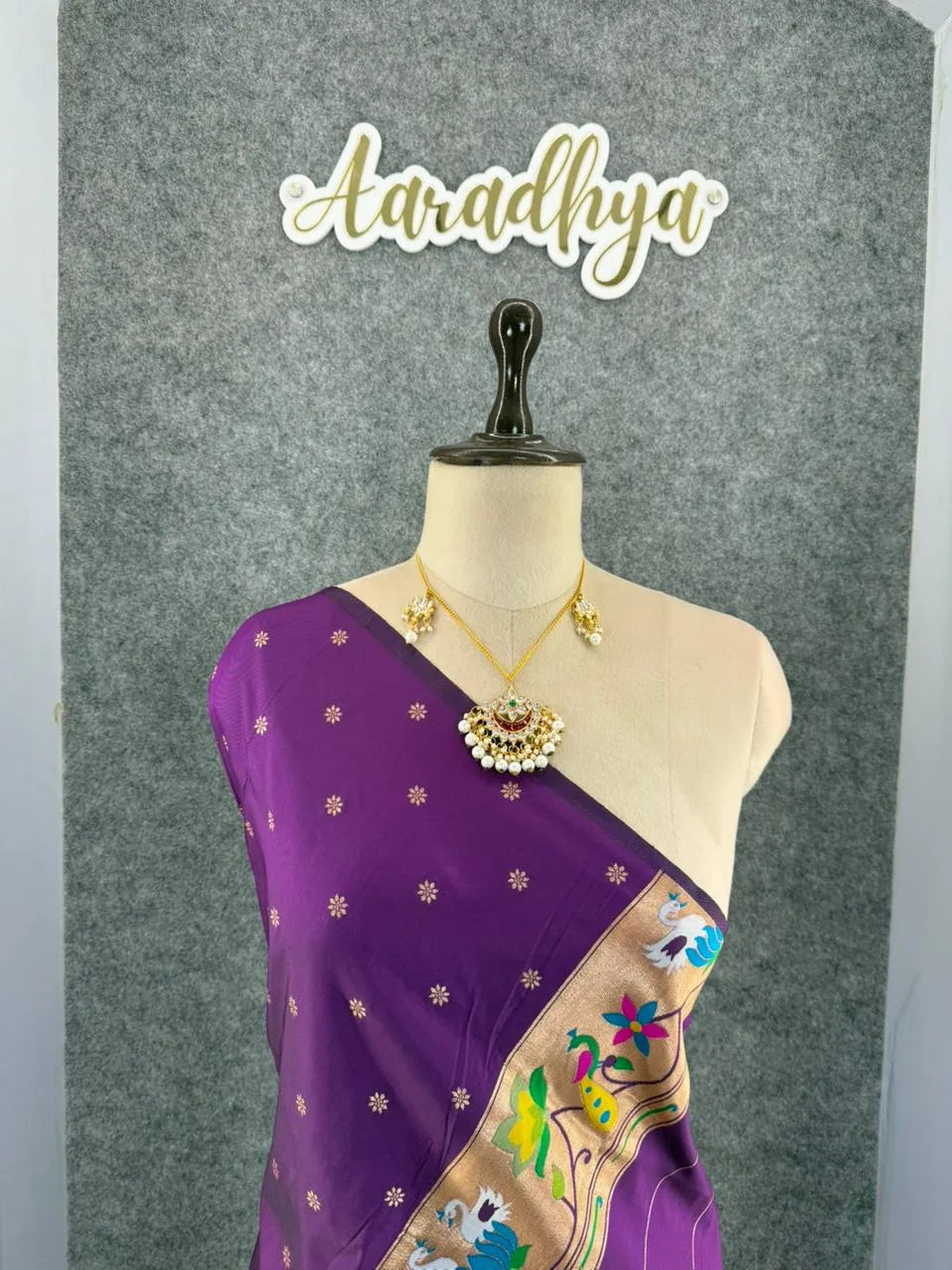 Pure Paithani Silk Sarees – Maharashtrian Elegance