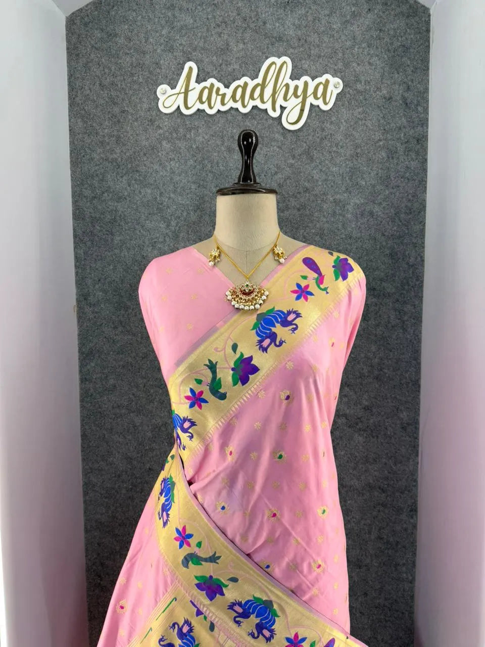 Pure Paithani Silk Sarees – Maharashtrian Elegance