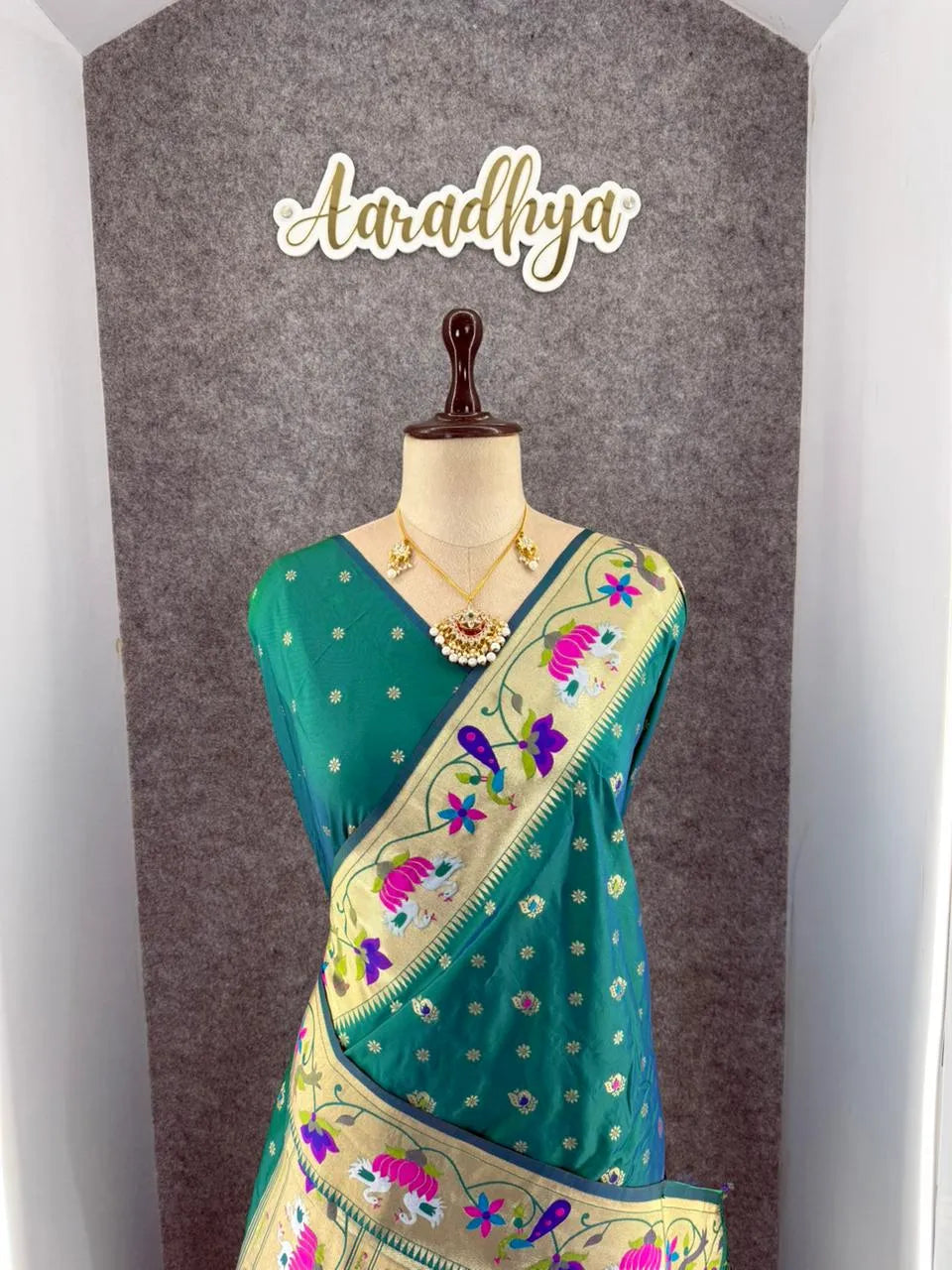 Pure Paithani Silk Sarees – Maharashtrian Elegance