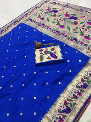 Pure Soft Kanchivaram Paithani Silk Saree