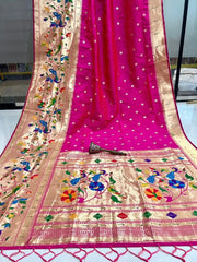 Soft Silk Broad Border Kanchivaram Paithani Saree