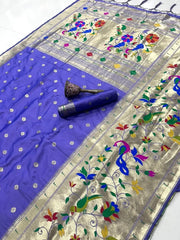 Soft Silk Broad Border Kanchivaram Paithani Saree