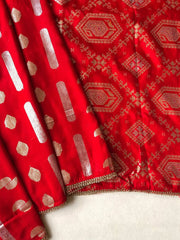 Premium Dola Silk Saree – Lace Border Edition