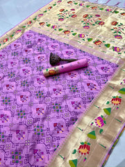 Royal Kanchivaram Patola Paithani Silk Saree