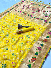 Royal Kanchivaram Patola Paithani Silk Saree