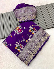 Kanchi Meets Tradition – Khadi Dola Cotton Bridal Saree
