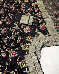 Kanchi Meets Tradition – Khadi Dola Cotton Bridal Saree