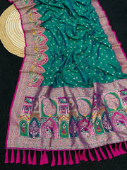 Pashmina Darbari Silk Traditional Artistry Saree