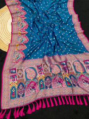 Pashmina Darbari Silk Traditional Artistry Saree