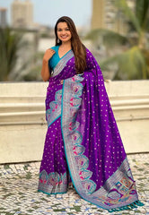 Pashmina Darbari Silk Traditional Artistry Saree