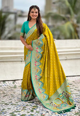 Pashmina Darbari Silk Traditional Artistry Saree