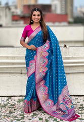 Pashmina Darbari Silk Traditional Artistry Saree