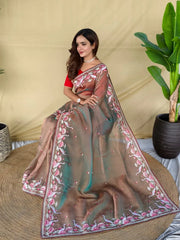 Royal Gabanna Silk Dual Tone Saree
