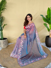 Royal Gabanna Silk Dual Tone Saree