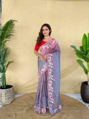 Royal Gabanna Silk Dual Tone Saree