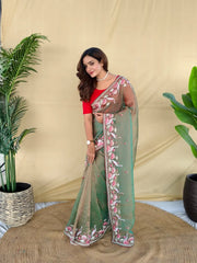 Royal Gabanna Silk Dual Tone Saree