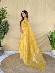 Premium Zari Tissue Silk Saree