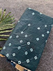 Pure Cotton Hand Dyed Bandhej Sibori Saree