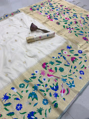 Alia Bhatt–Inspired Soft Silk Kanchivaram Paithani Saree