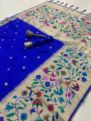 Alia Bhatt–Inspired Soft Silk Kanchivaram Paithani Saree