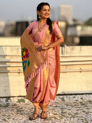 Maharashtra Best Seller Wedding Special Nauvari Paithani Soft Silk Saree