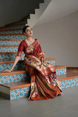 Soft Banarasi Silk Traditional Paithani Saree