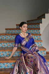 Soft Banarasi Silk Traditional Paithani Saree