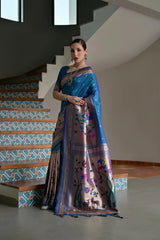 Soft Banarasi Silk Traditional Paithani Saree